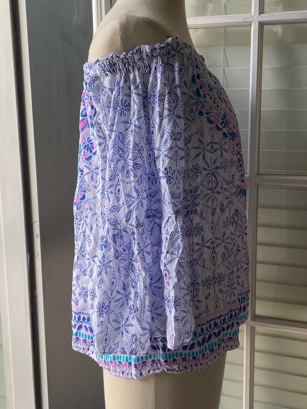 Lilly Pulitzer Nevie Off the Shoulder Top - Picture 4 of 6